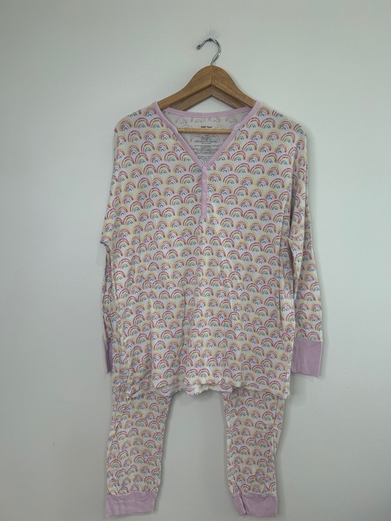 Little Sleepies Other - Little Sleepies Women’s Pastel Rainbow Pajama Set Size Large